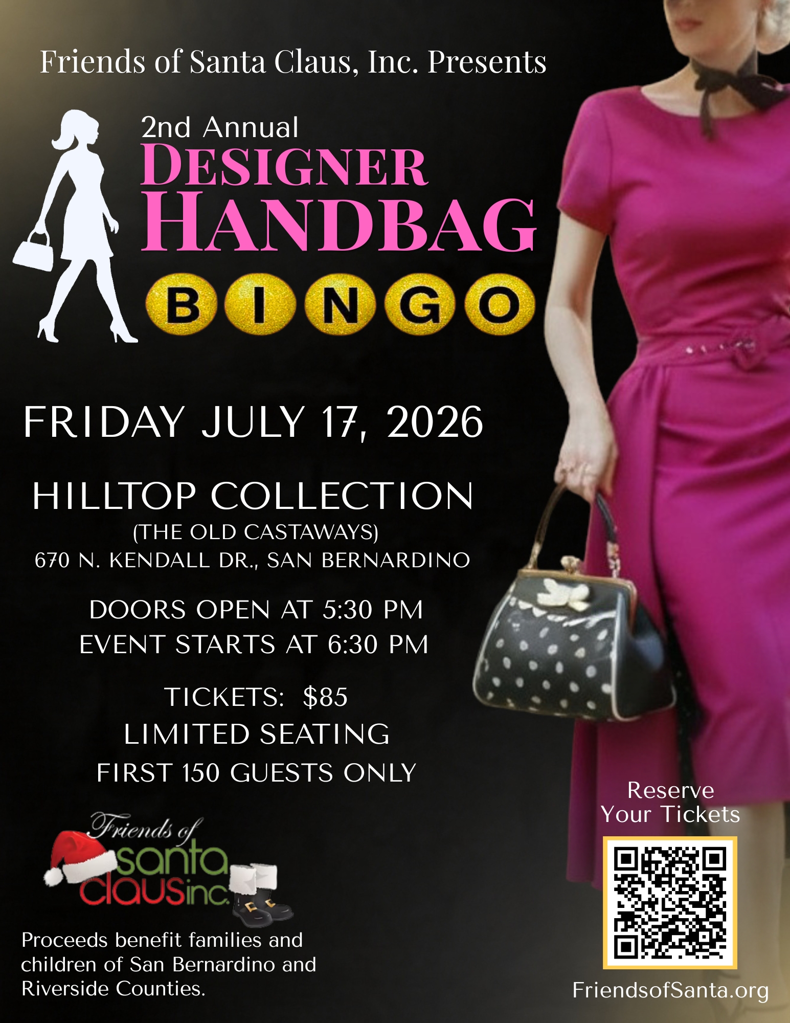 Designer Handbag Bingo - July 17 2026